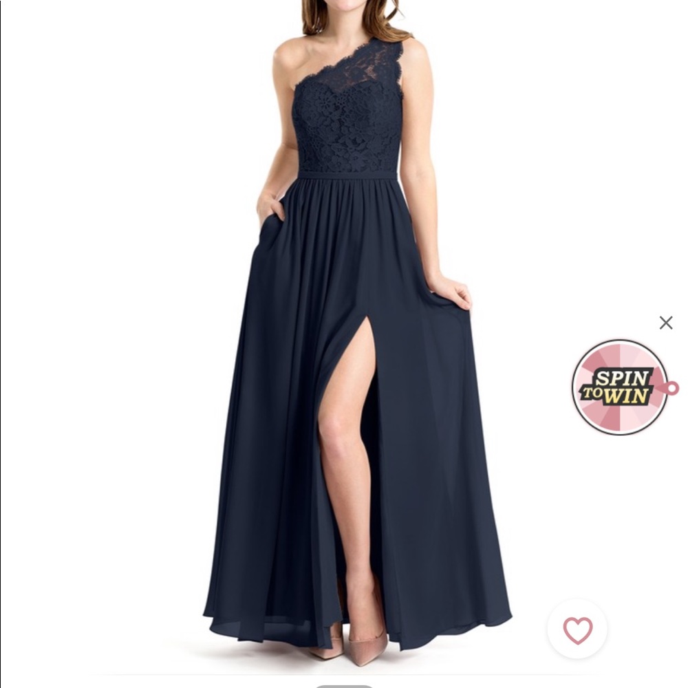 Size 18 Navy Azazie Bridesmaid Dress- NWT